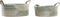 Basket spelset DKD Home Decor Tropisch (45 x 35 x 18 cm)