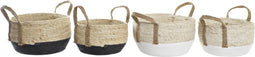 Basket spelset DKD Home Decor Vezel (33 x 33 x 20 cm) (2 Stuks)