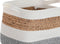 Basket spelset DKD Home Decor Wit Natuurlijke Vezel 36 x 27 x 27 cm 3 Onderdelen