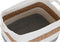 Basket spelset DKD Home Decor Wit Natuurlijke Vezel 36 x 27 x 27 cm 3 Onderdelen