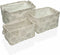 Basket spelset Versa Cozy Hartjes Polyester Textiel 3 Onderdelen (25 x 22 x 35 cm)
