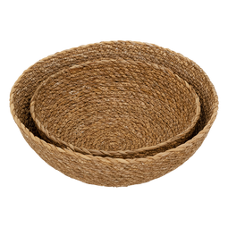 Baskets Farro, set of 2 Brown / Sea Grass