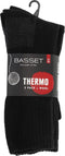 Basset Wollen Thermo Werksokken 2-Pack - Antraciet - Maat: 47-50