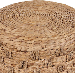 BASSLET - Poef - Natuurlijk - 40 cm - Zeewier