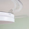 Plafondventilator met ledverlichting, luidspreker en 4 inklapbare bladen Notefan InnovaGoods Wit 36 W Ø49,5-104 cm