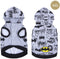 BATMAN - Honden Hoodie - XXS (Lengte 22cm - Borst 34-42cm)