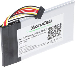 BATTERIJ 3.7V 3.800mAh 14.06Wh Li-Polymer N496 voor GPS Magellan TRX7