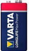 Batterij 9V Varta Alkaline Max Power
