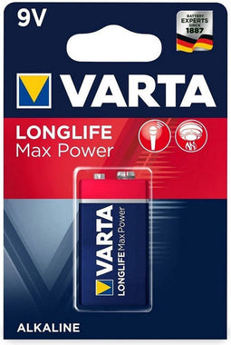 Batterij 9V Varta Alkaline Max Power