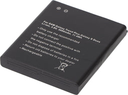 Batterij alleen geschikt voor de Samsung Galaxy ACE 2, GT-I8160 batterij 3000 mah met extra deksel in wit en donkerblauw