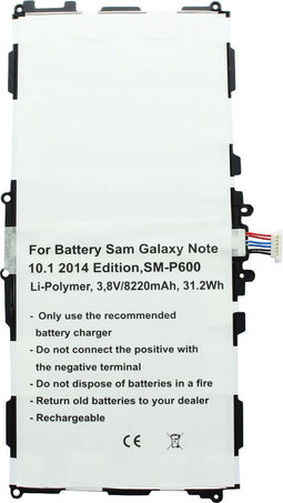 Batterij alleen geschikt voor Samsung Galaxy Note 10.1 2014 editie SM-P600 batterij T8220E