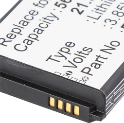 Batterij alleen geschikt voor Samsung Galaxy S5 met 5600 mAh met extra cover zwart