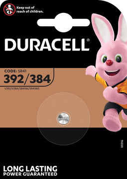 Batterij Duracell knoopcel 1x392/384 alkaline Ø7 - 9mm 1 - 5V-45mAh - 10 stuks