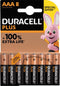 Batterij duracell plus aaa 8st promo