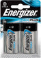 Batterij energizer max plus d alkaline 2st