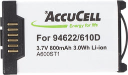Batterij geschikt voor Aastra type A600ST1, 23-001059-00, 23-001080-00, DK512009 3,7 volt 800 mAh