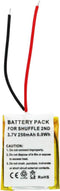 Batterij geschikt voor Apple iPod Shuffle 2G-batterij 616-0274, 616-0278