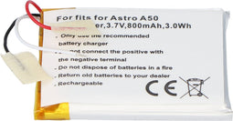 Batterij geschikt voor Astro A50 Li-Polymeer batterij SRP603443, 45x36x5.5mm