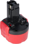 Batterij geschikt voor Bosch 2607335272, 2607335273, 9.6V NiMH 3.0Ah