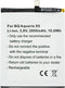 Batterij geschikt voor BQ Aquaris X5 batterij 2900 met 3.8 volt 2800