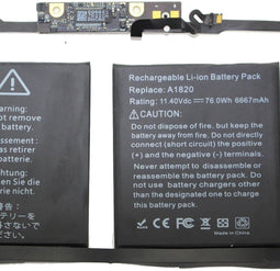 Batterij geschikt voor de Apple Macbook Pro 15 "Retina 2016 batterij A1820 en A1707