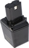 Batterij geschikt voor de Bosch batterij 2 607 300 002 vlakke zijde, oude versie 9,6 volt 2000 mAh