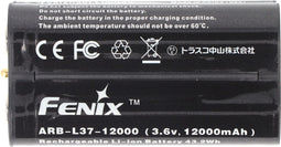 Batterij geschikt voor de Fenix LR40R LED-zaklamp, Fenix ARB-L37-12000 LiIon-batterijpakket voor LR40R