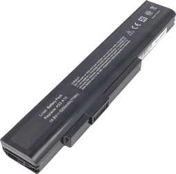 Batterij geschikt voor de MEDION Akoya E6221 batterij, E6222, E6234 Li-Ion 10.8V, 5200mAh