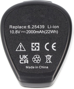 Batterij geschikt voor de Metabo 6.25439 batterij METABO PowerMaxx 12, PowerImpact 12, PowerLED 12