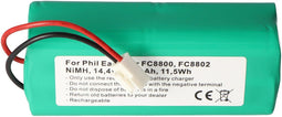 Batterij geschikt voor de Philips Easystar FC8800 batterij FC8802, 432200624651