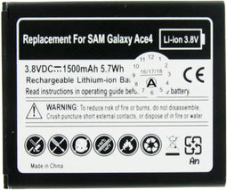 Batterij geschikt voor de Samsung EB-B130BE batterij Galaxy Ace 4, Galaxy Ace Style, SM-G310 met 4 contacten
