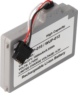 Batterij geschikt voor de Wii U GamePad-batterij WUP-012, WUP-010, Wii U