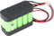 Batterij geschikt voor deurbesturing Besam batterij 550475 EEU 12 volt, 1600mAh