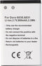 Batterij geschikt voor Doro 6030, 6031, Li-ion, 3.7V, 900mAh, 3.3Wh