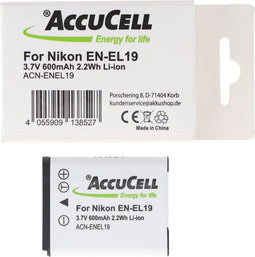 Batterij geschikt voor EN-EL19, COOLPIX S2500, S3100, S4100, 700mAh