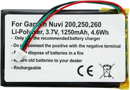 Batterij geschikt voor Garmin Nuvi 200, Nüvi 361-00019-11