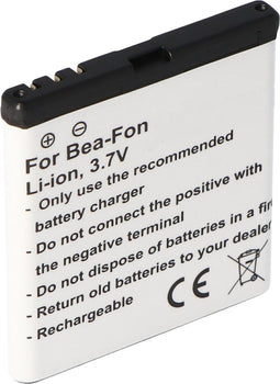 Batterij geschikt voor het Bea-Fon batterijmodel: S480 / SL580 3,7 volt 800 mAh, max. 1000mAh