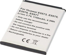 Batterij geschikt voor Huawei E5573, E5575, E5576, E5577, Li-ion, 3.7V, 1150mAh, 4.3Wh