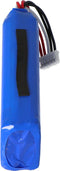 Batterij geschikt voor JBL Charge 3 batterij GSP1029102A 3,7 volt 6000mAh Li-ion batterij, polariteit in acht, stekker ca. 10 mm x 7 x 4 mm