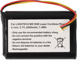 Batterij geschikt voor Logitech MX1000 Laser draadloze muis, L-LB2