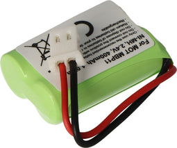 Batterij geschikt voor Motorola MBP11, NiMH, 2,4 volt batterij BY1131