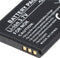 Batterij geschikt voor Nokia 5100, 6100, 7200, Li-ion, 3.7V, 780mAh, 2.9Wh