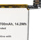 Batterij geschikt voor ONEPLUS 6T, Li-Polymer, 3.85V, 3700mAh, 14.2Wh, met IC-chip, ingebouwd, zonder gereedschap