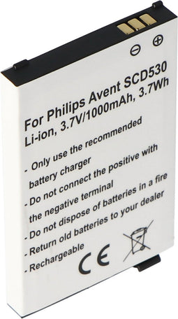 Batterij geschikt voor Philips Avent SCD530 Li-Ion batterij BYD006649, BYD001743