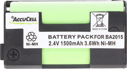 Batterij geschikt voor Sennheiser BA2015 batterij 1600mAh G2, G3, 009950 BA 2015, systeem 2015