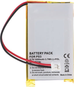 Batterij geschikt voor Sony PS3 SIXAXIS draadloze controllerbatterij LIS1359, LIP1359, 3,7 volt, 1000 mAh