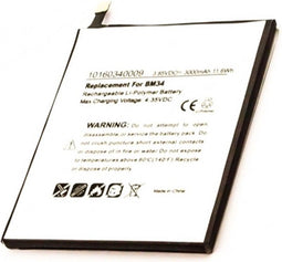 Batterij geschikt voor Xiaomi Mi Note Pro batterij BM34