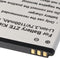 Batterij geschikt voor ZTE Kis II Max, Li-ion, 3,7 V, 1100 mAh, 4,1 Wh