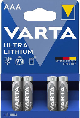 Batterij Varta Ultra lithium 4xAAA