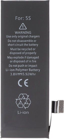 Batterij voor Apple iPhone 5s batterij 616-0720, 616-0652, 616-0728 (geen originele Apple-batterij)